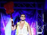 【新日本・Ｇ１】SANADA さわやかな白シースルーで登場…因縁タイチをギターショットでＫＯ