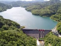 天間ダム（青森・七戸町）農業用水の放流量減　原因不明、復旧11月か