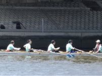 逆風負けず全員完漕 ボートレースに450人参加〈横浜市鶴見区〉