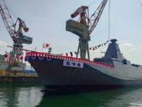 自衛隊で初の艦名！ 最新護衛艦「たつた」進水 由来は海なしの内陸県です