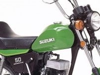 「スズキ、そう来たか！」 他社に真似されまくって消えた「原付初のアメリカン」 独特スタイルの名車「マメタン」とは？