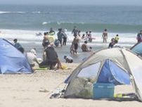 21日は海の日！薄磯海水浴場は午前中から賑わう　福島