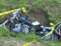 ツーリング中の大型バイクと軽トラックが衝突、バイク運転の68歳男性が意識不明　福島・いわき市