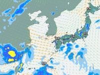 関東甲信で「マンホールから水が噴出する」状況も…前線南下で大気不安定、土砂災害の前兆現象に注意【雨と風の動き シミュレーション】