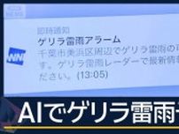 「事前捕捉90％以上」AIで“ゲリラ雷雨予測”の最前線　暑さ一転…関東100ミリ超の雨