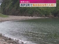 海開きを前に西伊豆町の海岸で女性1人が溺れて死亡　3人で海水浴の最中に…（静岡）　