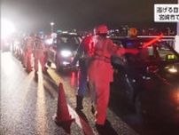 酒気帯び運転罰則強化後の飲酒運転取り締まり　検問に気づき逃げる自転車も