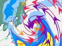 【台風5号（ナーリー）】14日 関東地方に接近の見込み　14日朝〜15日夜遅くにかけ雷を伴った激しい雨の降る所が　16日も大雨となるおそれ　【進路予想・雨と風のシミュレーション・発雷確率】