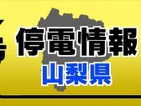 【停電情報】北杜市、早川町で約1090軒　山梨（午後0時49分現在）