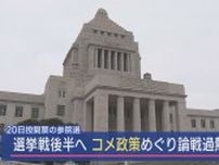 【参院選｜20日投開票】最後の週末「コメ政策」めぐり論戦過熱【新潟】