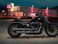 ハーレーダビッドソン伝統のスタイルに最新テクノロジーが融合！ 極太のリアタイヤが迫力のモダンチョッパー「ブレイクアウト」の2025年モデルとは