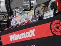 シミュレーターでブレーキパッドのフィーリングが試せる!?　老舗ブランドWinmaXブースが走り好きは必見のブース【AMA2025】