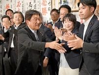 2025参院選県区・地殻変動（１）再選の芳賀道也氏　政党色前面に与党批判