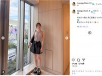 川口葵、美脚際立つショートパンツコーデ公開！「めっちゃ可愛い」「大人っぽくて素敵」