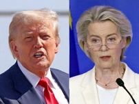 トランプ氏「合意可能性は五分五分」「争点は２０個ほどある」…ＥＵ委員長と関税交渉へ