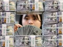 韓国の外貨準備高４１０２億ドル　米ドル安で５６億ドル増