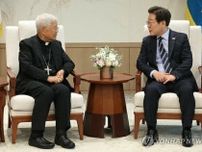 李大統領が韓国出身の枢機卿と面会　教皇訪韓なら「北にも立ち寄って」