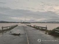 豪雨でサッカー場１．８万面分の農地冠水　韓国政府「復旧に総力」