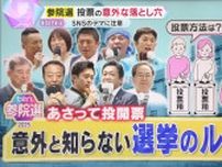 【参院選】投開票当日に演説動画を流すネット配信はダメ？ＳＮＳで「ボールペン持参すべき」はホント？意外と知らない選挙のルール